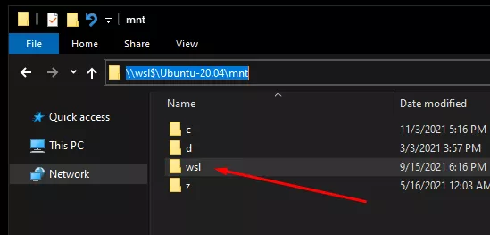 Accessing a mounted Linux filesystem in Windows
