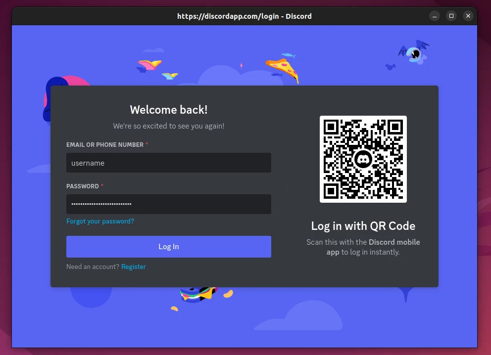 Opening Discord on Ubuntu