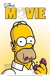 The Simpsons Movie poster
